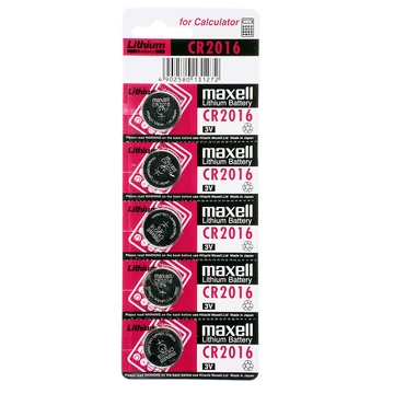 Maxell CR2016 lítium gombelem 5db/csomag