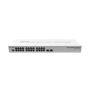 Mikrotik RouterBoard CSS326-24G-2S+RM 1U 24port GbE LAN 2x 10GbE SFP+ Cloud smart switch