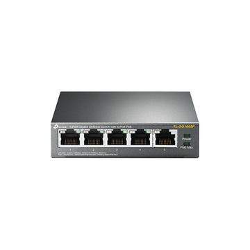 TP-Link TL-SG1005P 5 portos gigabit asztali switch 4 PoE porttal