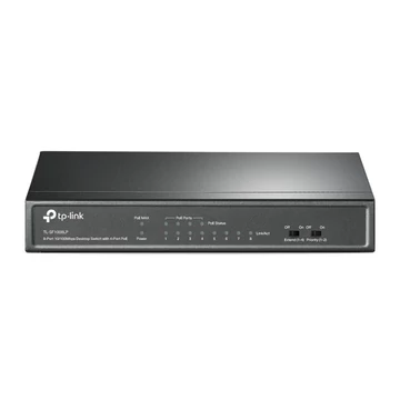 TP-Link TL-SF1008LP 8 portos 10/100Mbps asztali switch 4 PoE porttal