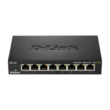 D-Link DGS-108GL/E 8‑Port Gigabit Unmanaged Desktop Switch