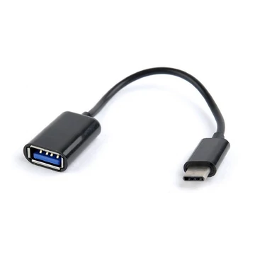 Gembird A-OTG-CMAF2-01 USB2.0 OTG Type-C adapter cable Black