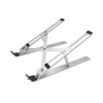 FIXED Frame Fold aluminum folding stand notebooks and tablets Silver