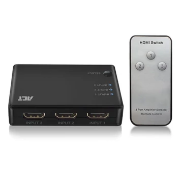 ACT AC7845 4K HDMI switch 3x1