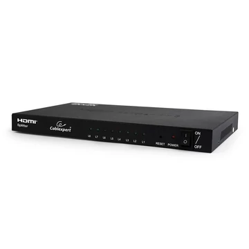 Gembird DSP-8PH4-03 8 portos HDMI splitter fekete