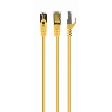 Gembird CAT6A S-FTP patch kábel 0,25m sárga
