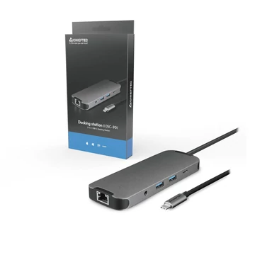 Chieftec DSC-901 9-in-1 USB-C Docking Station bLACK