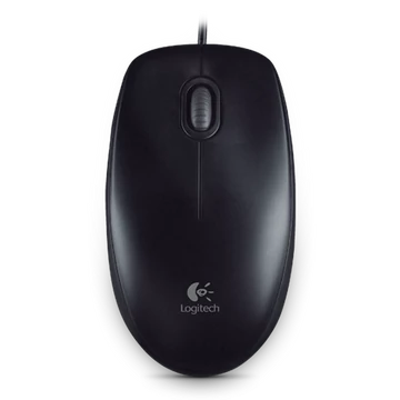 Logitech B100 Optical USB Mouse Black