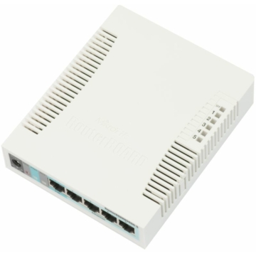 Mikrotik RouterBoard RB260GS 5 portos gigabit + 1 port GbE SFP switch