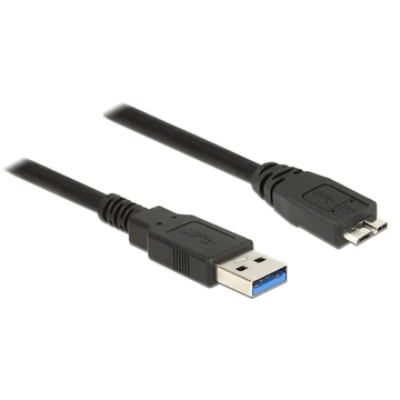 DeLock Cable USB 3.0 Type-A male > USB 3.0 Type Micro-B male 2m Black DeLock Cable USB 3.0 Type-A male > USB 3.0 Type Micro-B male 2m Black