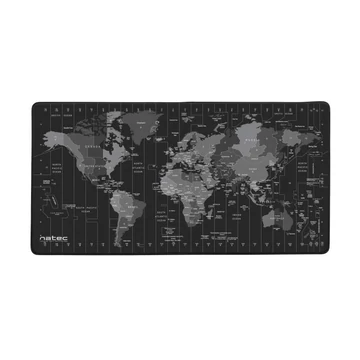 natec Time Zone Map Maxi Egérpad