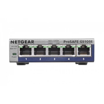 Netgear GS105E 5 portos gigabit ProSafe Plus switch