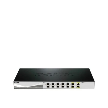 D-Link DXS-1210-12SC 12 portos L2 smart menedzselhető 10 gigabites ethernet switch D-Link DXS-1210-12SC 12 portos L2 smart menedzselhető 10 gigabites ethernet switch