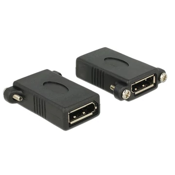 DeLock Adapter DisplayPort 1.1 female > DisplayPort female panel-mount DeLock Adapter DisplayPort 1.1 female > DisplayPort female panel-mount