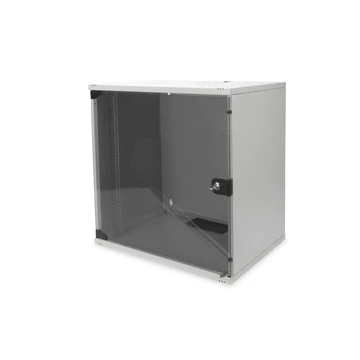 Digitus DN-19 12-U-S-1 falra szerelhető rackszekrény szürke