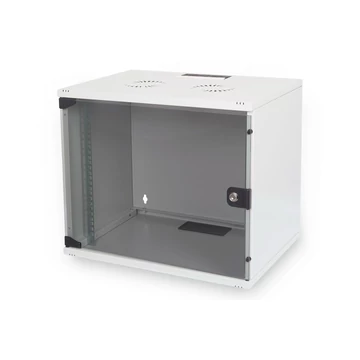 Digitus DN-19 09-U-S-1 falra szerelhető rackszekrény szürke