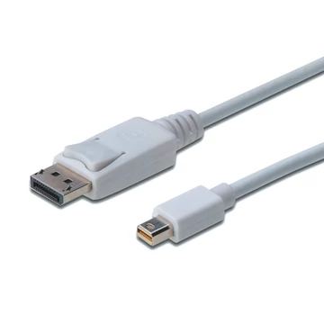 Assmann DisplayPort connection cable, mini DP - DP 2m White