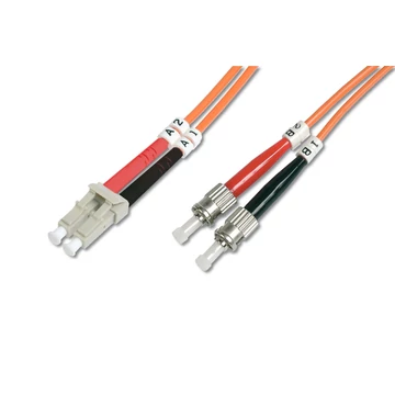 Digitus DK-2531-02 száloptikás kábel 2 M LC ST I-VH OM2 narancssárga
