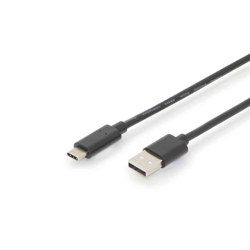 Assmann USB Type-C connection cable, type C to A 3m Black