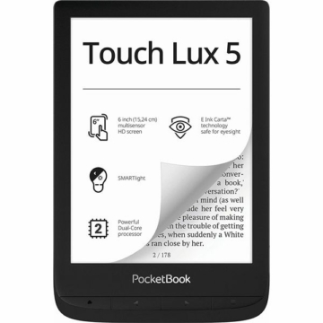 PocketBook Touch Lux 5 6" E-book olvasó 8GB Black