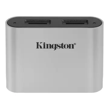 Kingston Workflow microSD USB 3.2 UHS-II Reader Silver