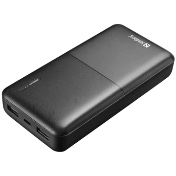 Sandberg Saver 20 000 mAh powerbank – USB, fekete