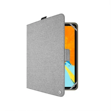 FIXED Novel fabric Tok tablets with stand and stylus pocket 10,1" Szürke FIXED Novel fabric Tok tablets with stand and stylus pocket 10,1" Szürke