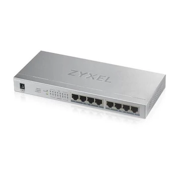 ZyXEL GS1008 POE+ switch ezüst