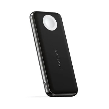 Satechi Quatro Wireless 10 000 mAh Qi powerbank – Qi, asztroszürke