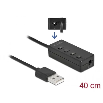 DeLock USB Headset and Microphone Adapter with 2x 3.5 mm Stereo Jack for Windows and Mac OS DeLock USB Headset and Microphone Adapter with 2x 3.5 mm Stereo Jack for Windows and Mac OS