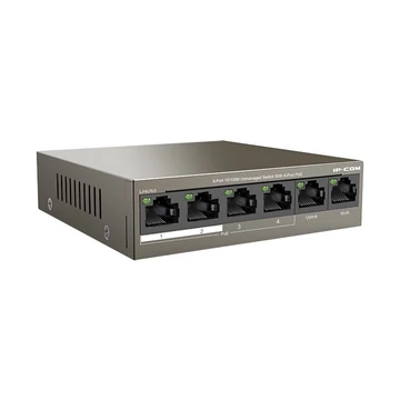 IP-COM F1106P-4-63W 6 portos 10/100M asztali switch 4db PoE porttal