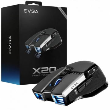 EVGA X20 Wireless Gaming Mouse Black