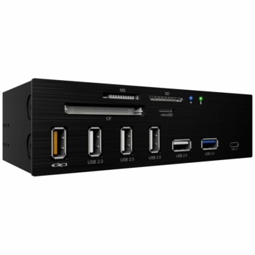 Raidsonic IcyBox IB-867a 4-port Internal Card Reader with USB multihub and BC 1.2 interface