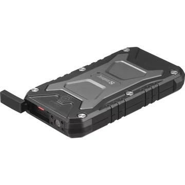 Sandberg Survivor 10000 10 000 mAh powerbank – 20 W, PD, USB-C, fekete