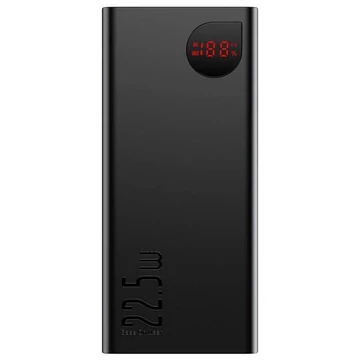 Baseus Adaman Metal 20 000 mAh powerbank – USB, fekete