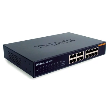 D-Link DES-1016D 16 portos 10/100Mbit asztali switch