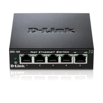 D-Link DGS-105/E 5 portos gigabit ethernet switch