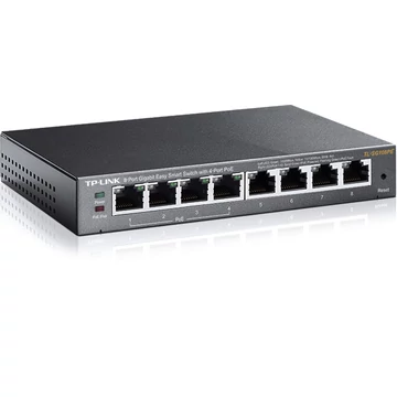 TP-Link TL-SG108PE 8 portos gigabit easy smart switch 4db PoE porttal