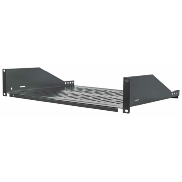 Intellinet 19" Cantilever Shelf (2U Fixed Depth 350 mm) Black