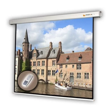 Funscreen Matt White Motor 183x244 cm Format 4:3