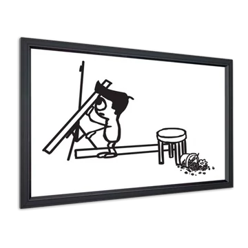 Funscreen Matt White Frame Screen 200x112 cm Format 16:9
