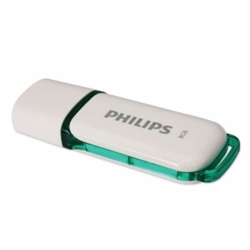 Philips 8GB USB 2.0 Snow Edition White/Green