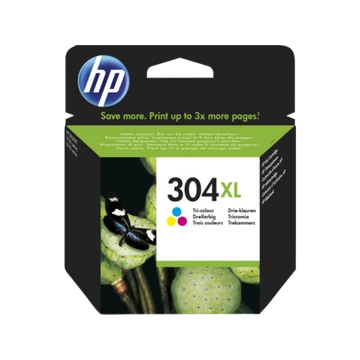 HP N9K07AE No.304XL színes eredeti tintapatron