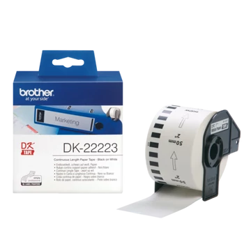 Brother DK-22223 fehér eredeti öntapadós szalagcímke (50mm)