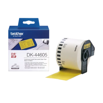 Brother DK-44605 sárga eredeti öntapadós címke 62mm