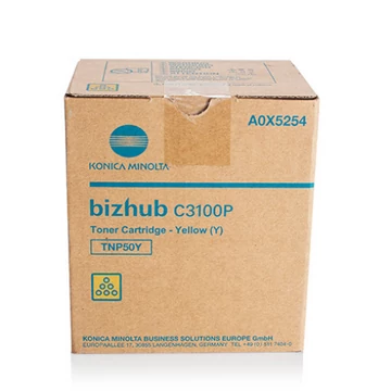 Konica Minolta Bizhub C3100 [TNP50Y] sárga eredeti toner