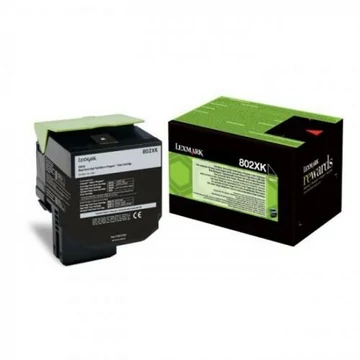 Lexmark [802XK] 80C2XKE fekete eredeti toner