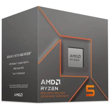 AMD Ryzen 5 8500G 3,5GHz AM5 BOX processzor (Ventilátor nélkül)