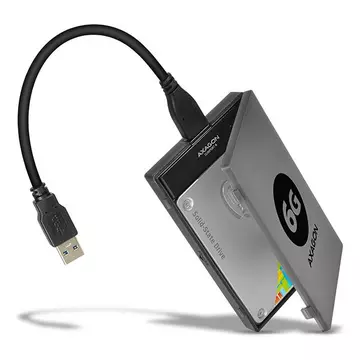 AXAGON ADSA-1S6 2,5" USB3.0 HDD SATA Fekete
