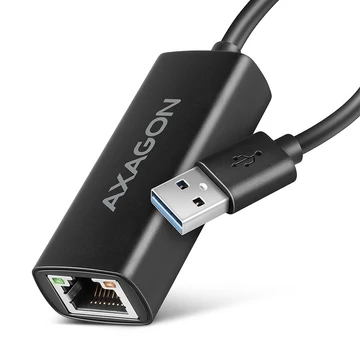 AXAGON ADE-AR USB-A Gigabit Ethernet Adapter Fekete